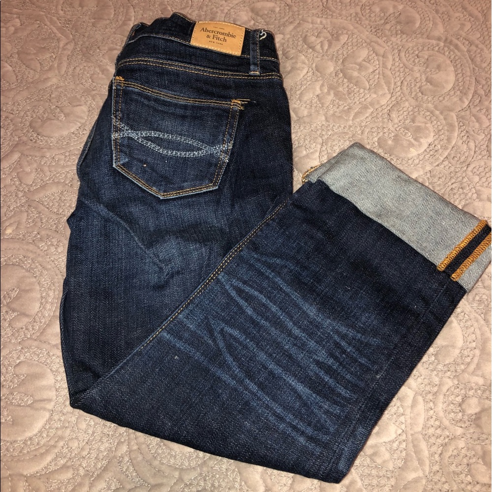 Abercrombie crop jeans